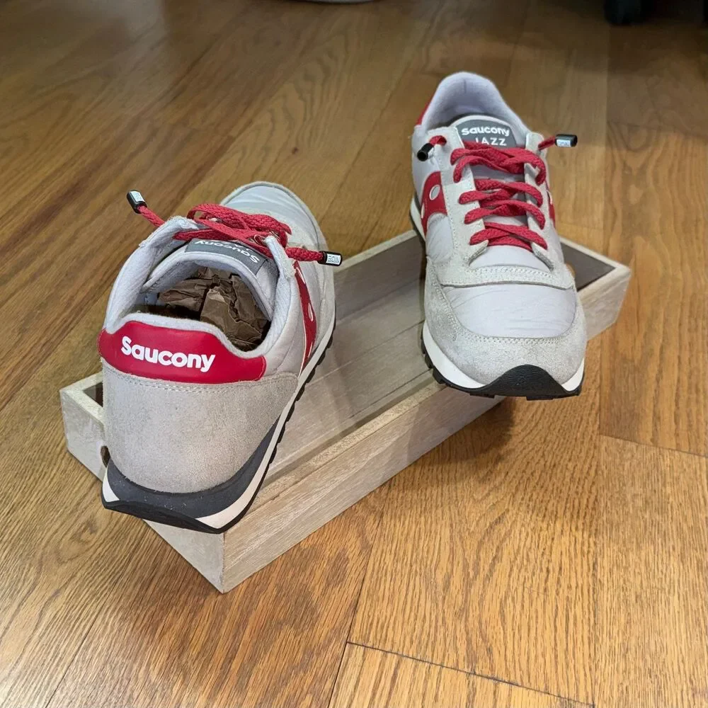 Saucony Men's Jazz Original Vintage Dove/Red